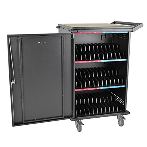 Tripp Lite 36-Port AC Charging Cart Storage Station,Laptops,Tablets