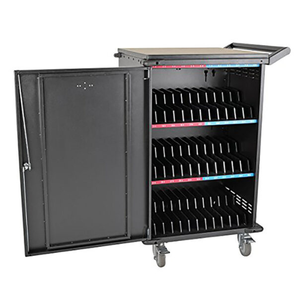 Tripp Lite 36-Port AC Charging Cart Storage Station,Laptops,Tablets