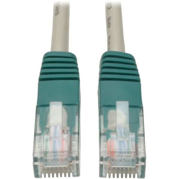 10-ft. Cat5e Gray Crossover Cable Molded 350MHz