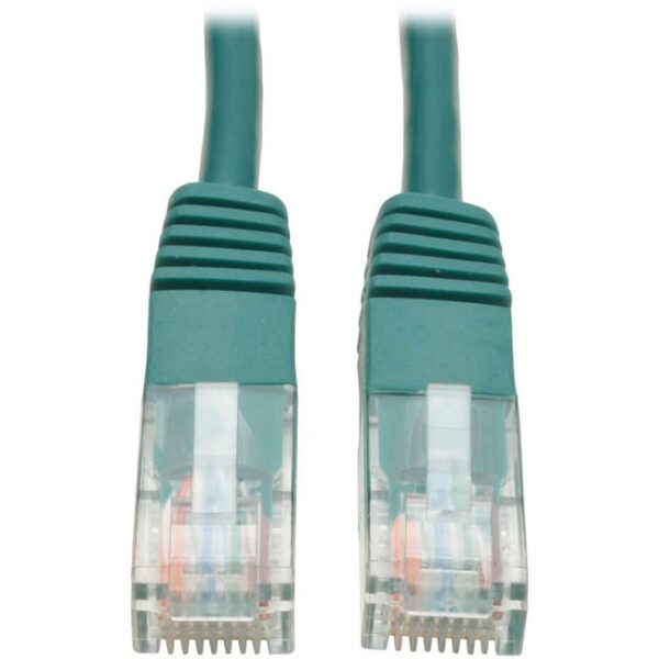 10-ft. Cat5e Green Patch Cable Molded 350MHz Tripp Lite 10ft Cat5e
