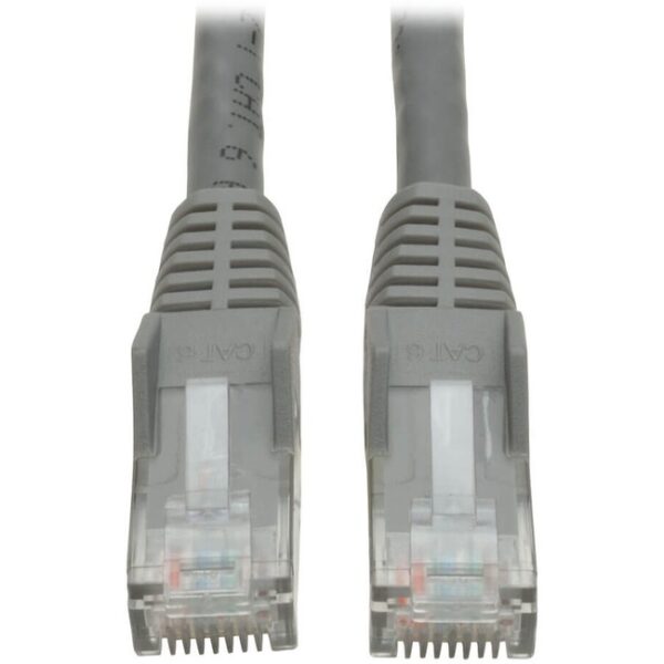 10060776-1.jpg Cat6 Snagless Patch Cable, 14ft, Gray Tripp Lite 14ft