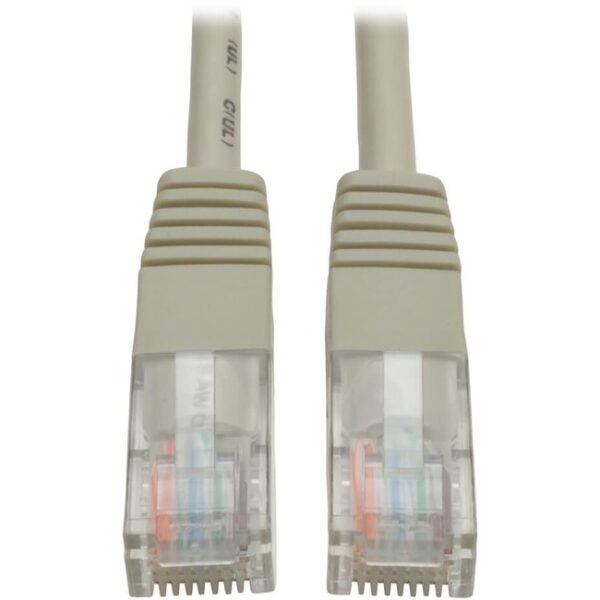 10060858-1.jpg Cat5e Gray Patch Cable Molded 350MHz Tripp Lite 50ft Cat5e