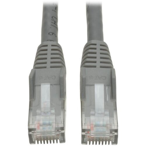 10Ft Cat6 Gray Gigabit Patch Cord Snagless Molded Tripp Lite