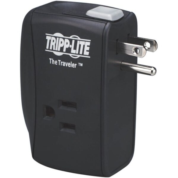 Tripp Lite Traveler direct plug-in surge suppressor includes 2 AC outlets