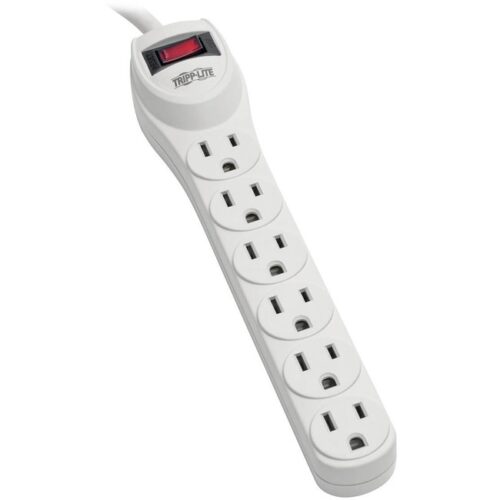 Economy Surge Protector, 6 Outlet, 180 Joules, 2 Cord