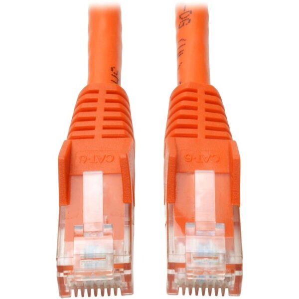 5FT Cat6 GIGABIT ORANGE SNAGLESS Patch Cable RJ45 Tripp Lite