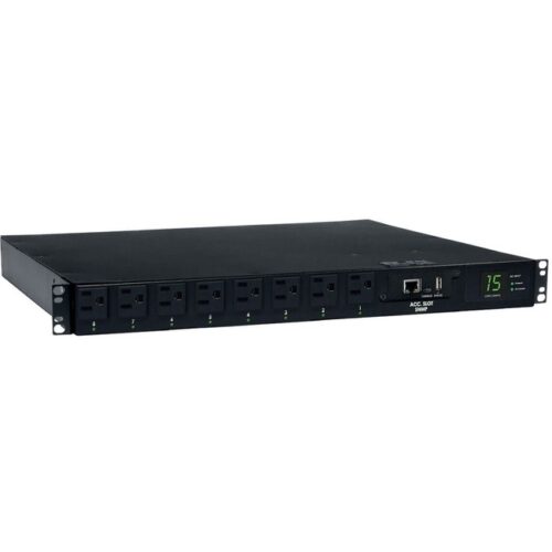 Tripp Lite DIGITAL POWER DISTRIBUTION UNIT PDU 8 NEMA 5-15R 15A & WEB CARD