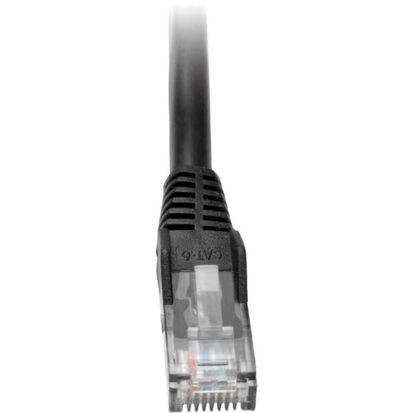 2FT Cat6 BLACK GIGABIT SNAGLESS RJ45 Patch Cable M