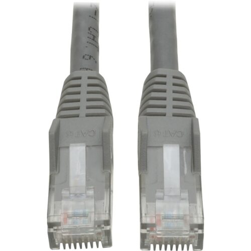 1FT Cat6 GRAY GIGABIT SNAGLESS RJ45 Patch Cable M