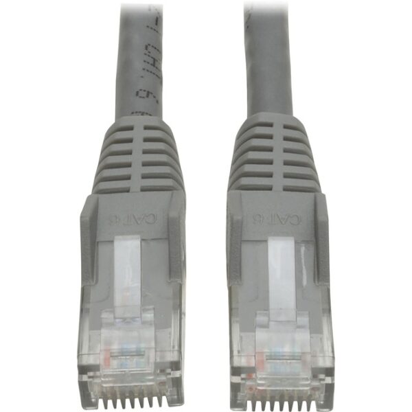 1FT Cat6 GRAY GIGABIT SNAGLESS RJ45 Patch Cable M