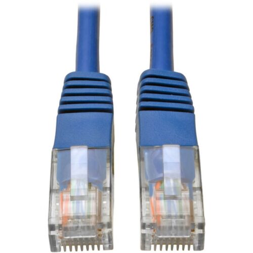 2FT Cat5E BLUE Molded RJ45 Patch Cable 350MHZ M