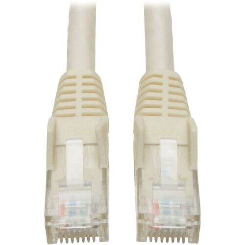 10FT Cat6 WHITE GIGABIT SNAGLESS RJ45 Patch Cable Tripp Lite