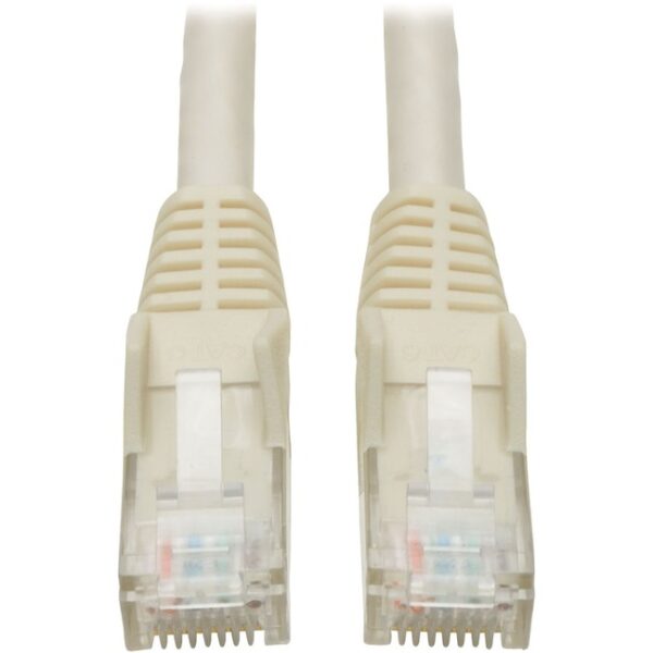 14FT Cat6 WHITE GIGABIT SNAGLESS RJ45 Patch Cable Tripp Lite