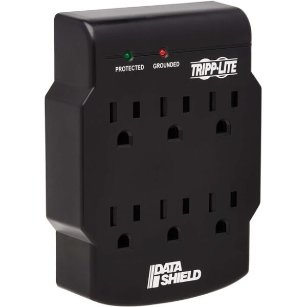 Tripp Lite 6OUT DATASHIELD SURGE BLACK DIRECT PLUG 360 JOULES