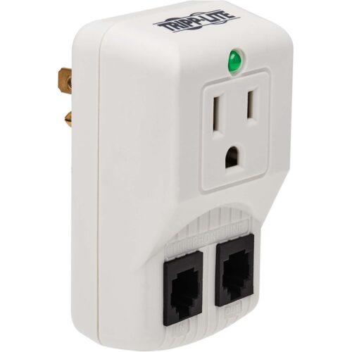 Tripp Lite TRAVELCUBE surge suppressor protects laptop computers