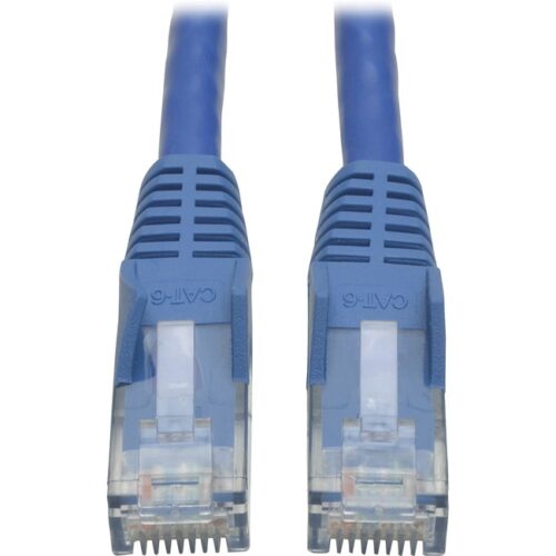 1014326989-1.jpg Tripp 50FT Cat6 BLUE Tripp Lite 50ft Cat6 Gigabit Snagless Molded Patch Cable RJ45 M