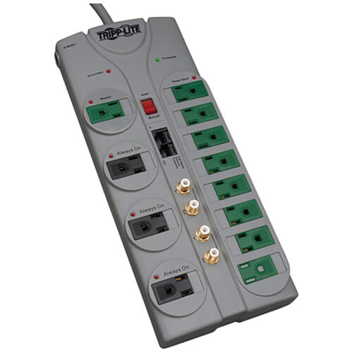 Surge Protector Green, 12 Outlet, 10 Ft Crd, 3600 Joules, GY
