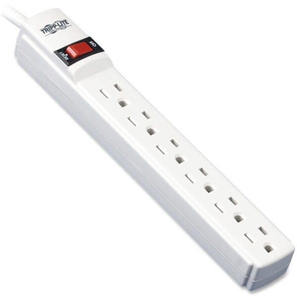 Economy Surge Protector, 6 Outlet, 790 Joules, 6 Cord, WE