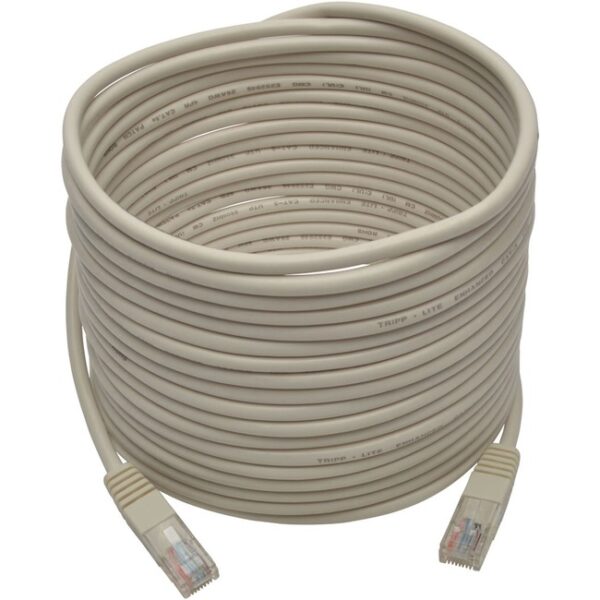 10165512-1.jpg Patch Cable, Cat5e, 25ft, White Tripp Lite 25ft Cat5e