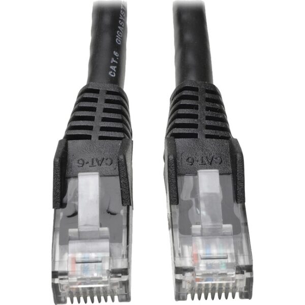 50FT Cat6 GIGABIT BLACK SNAGLESS Patch Cable RJ45 M