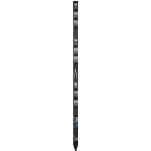 Tripp Lite 3-Phase Metered PDU, 12.6 kW, 45 208V outlets (36 C13, 9 C19), 6 ft Hubbell