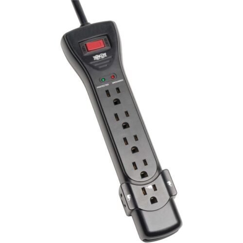 Tripp Lite SURGE PROTECTOR STRIP 120V   7 OUTLET 7FT CORD 2160 JOULES BLACK