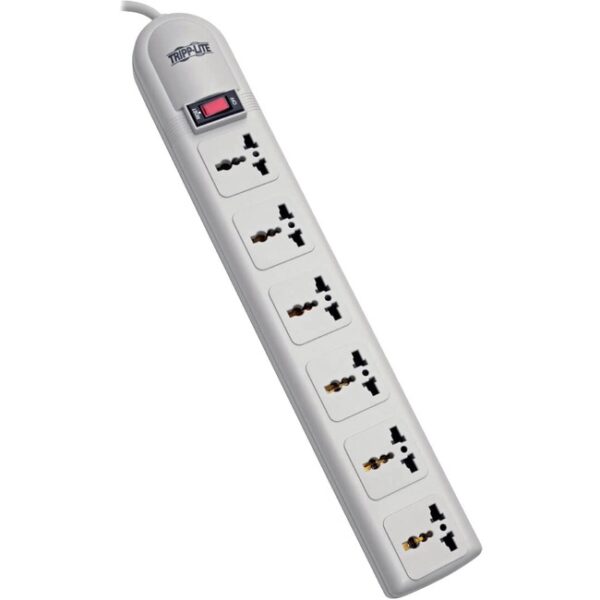 Tripp Lite SURGE STRIP 250V GERMAN/FR PLUG 6 UNIVERSAL OUTLETS 6FT CORD 750J