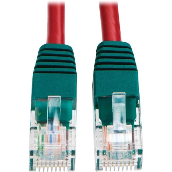Cat5ECross-over Patch RED 10-FT. Tripp Lite