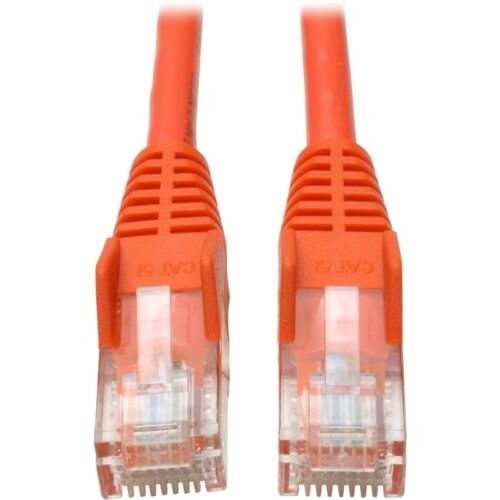 1029840809-1.jpg Cat5E SNAGLESS MODE Patch ORANGE 3-FT. Tripp Lite 3ft Cat5e