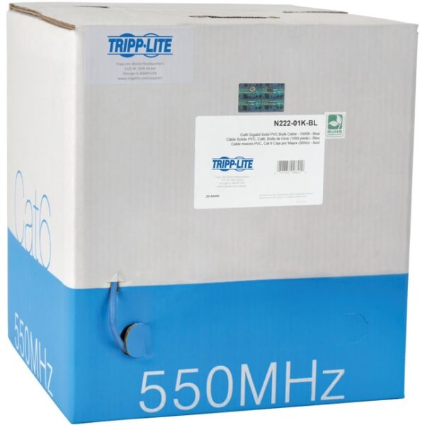 10309495-1.jpg Tripp Lite (N222-01K-BL) Connector Cable Tripp Lite 1000ft Cat6 550MHz Gigabit Bulk