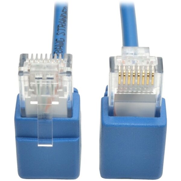 Tripp Lite Cat6 Gigabit Snagless Molded Slim UTP Patch Cable Right Angle 1