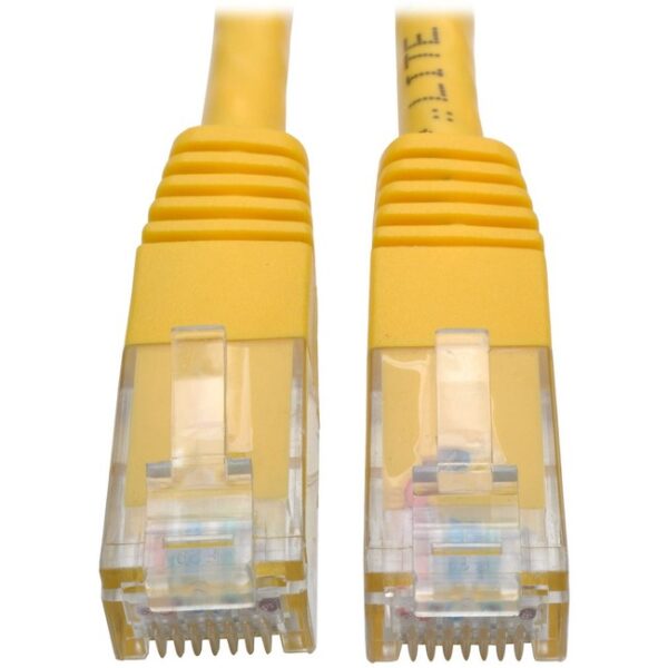 1037632226-1.jpg Tripp Lite 15ft Cat6 Gigabit Molded Patch Cable RJ45 MM 550MHz 24AWG Yellow