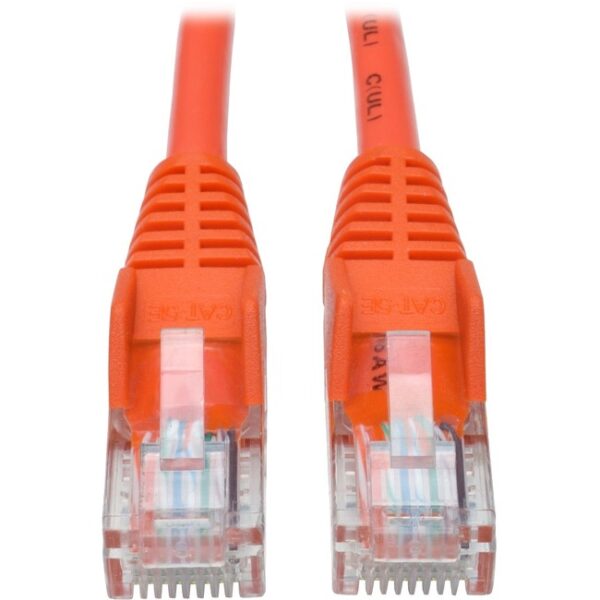 Cat5E 350 MHZ SNAGLESS UTP ORANGE, 5 FT.