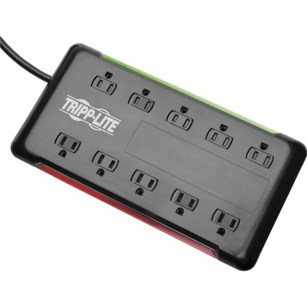 1038339217-1.jpg Tripp Lite 10-OUTLET SURGE PROTECTOR, 6 FT. BLACK