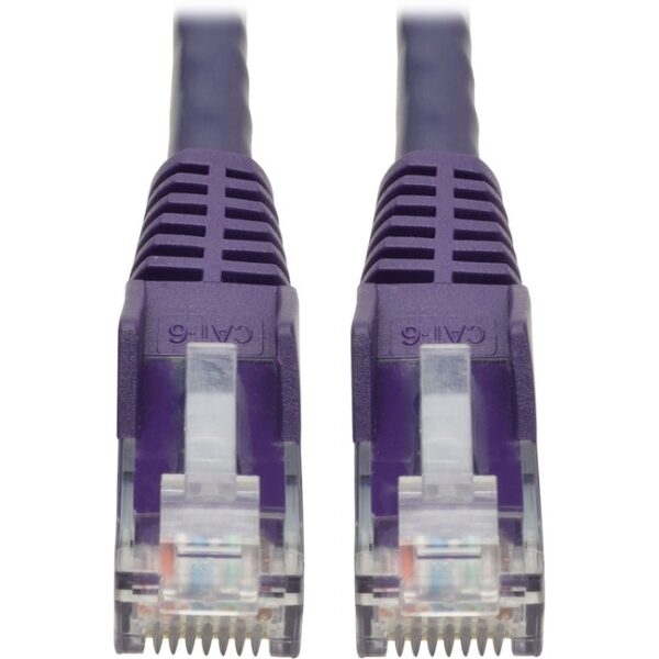 Cat6 GIGABIT SNAGLESS Molded PURPLE 6FT