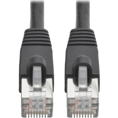 Tripp Lite Cat6a Snagless Shielded STP Patch Cable 10G, PoE, Black M