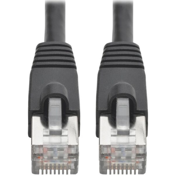 Tripp Lite Cat6a Snagless Shielded STP Patch Cable 10G, PoE, Black M