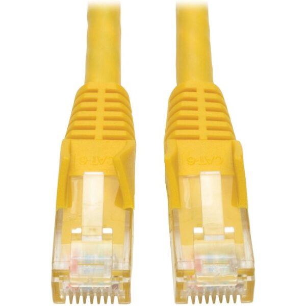Cable Cat6 GIGABIT SNAGLESS YELLOW 35FT
