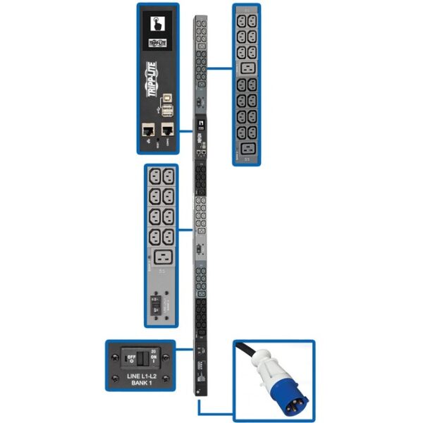 Tripp Lite FACTORY DIRECT ONLY ITEM : 14.5kW 3-Phase Monitored PDU