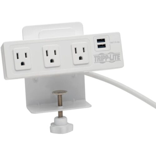 Tripp Lite SURGE PROTECTOR WITH DESK CLAMP 3-OUTLET