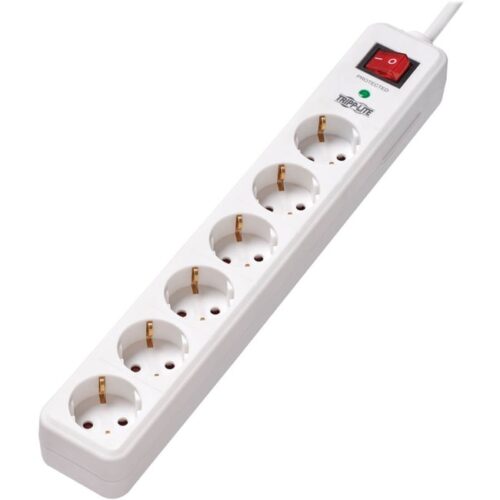 Tripp Lite SURGE PROTECTOR STRIP 6-OUTLET SCHUKO