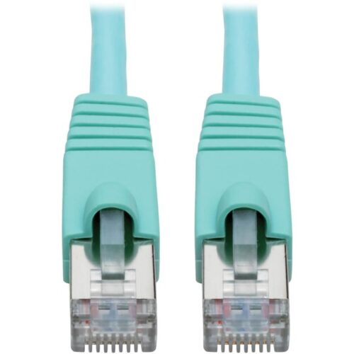 Cat6A 10G-Certified STP Cable AQUA 12FT