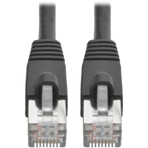 Cat6A 10G-Certified STP Cable BLACK 12FT