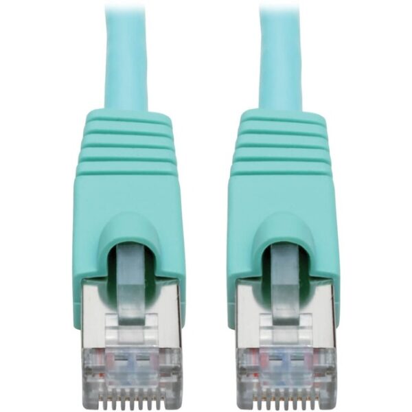 Cat6A 10G-Certified STP Cable AQUA 15FT