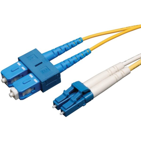 Tripp Lite 10-meter Duplex Singlemode Fiber Patch Cable, LC/SC