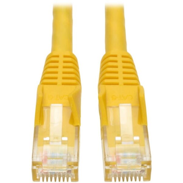5FT Cat6 YELLOW GIGABIT Patch  Cable SNAGLESS Molded Tripp Lite 5ft