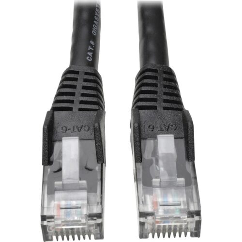 7FT Cat6 BLACK GIGABIT Patch  Cable SNAGLESS Molded Tripp Lite
