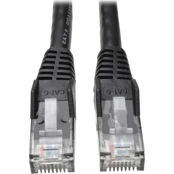 10746747-1.jpg 7FT Cat6 BLACK GIGABIT Patch Cable SNAGLESS Molded Tripp Lite