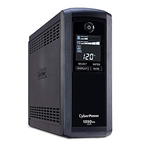 CyberPower LCD UPS,1350VA/815W, 10 Outlets, AVR, Mini-Tower