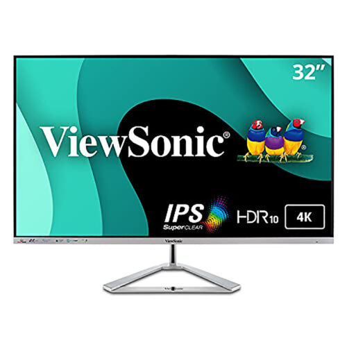 ViewSonic 32' 4K UHD Monitor Ultra-Thin Bezels